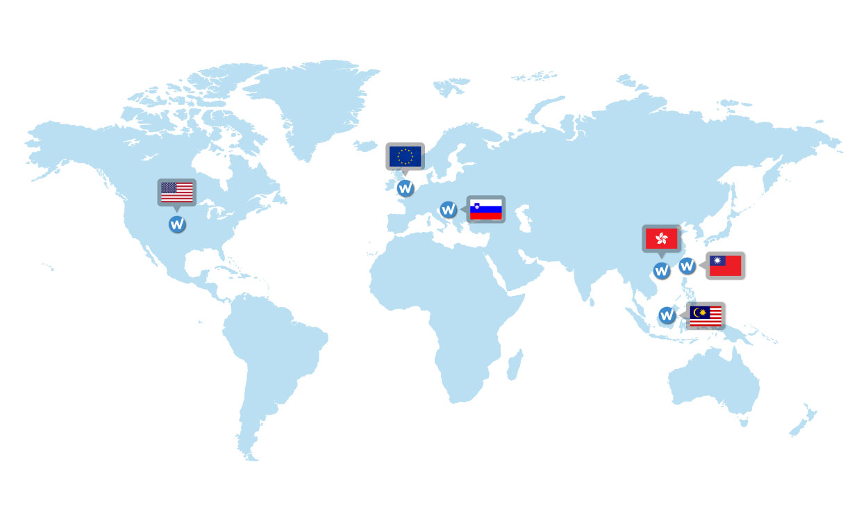 picture of Paywiser locations on map